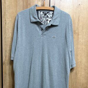 Ecko Unltd Mens Polo Shirt Grey 2XL Short Sleeve 100% Cotton Rhino